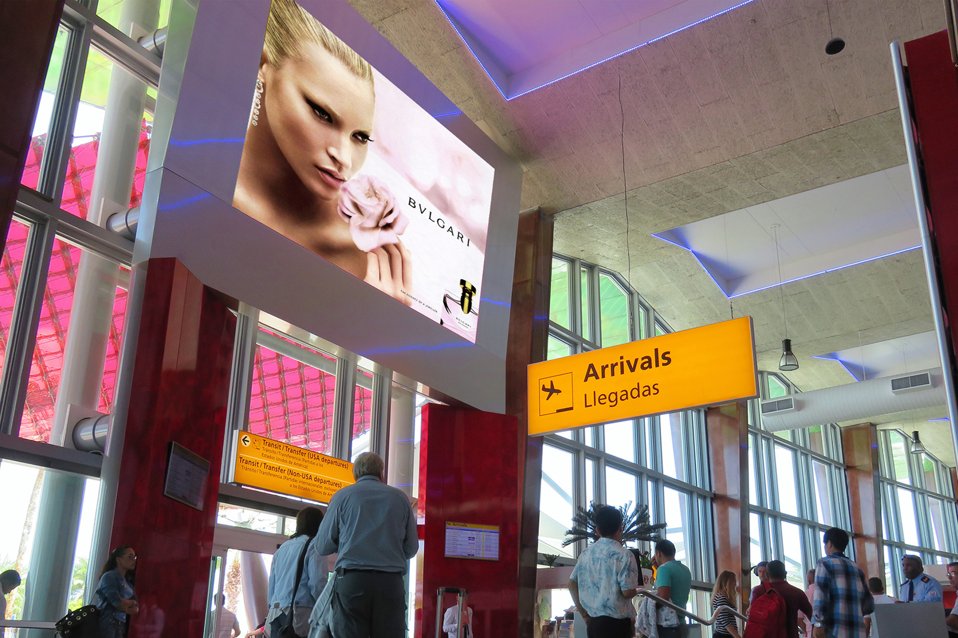 BVLGARI, Video Wall – AUA