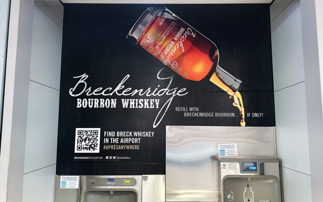 Breckenridge Bourbon Whiskey, Water Station Sponsorship – DEN