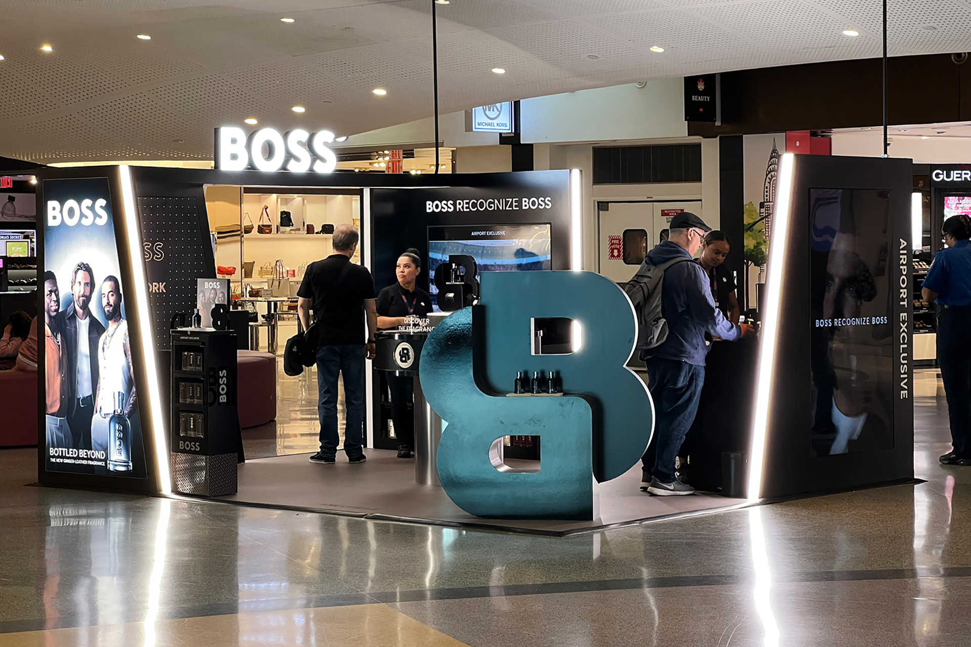 Hugo Boss Customer Experience Exhibit – New York (JFK)