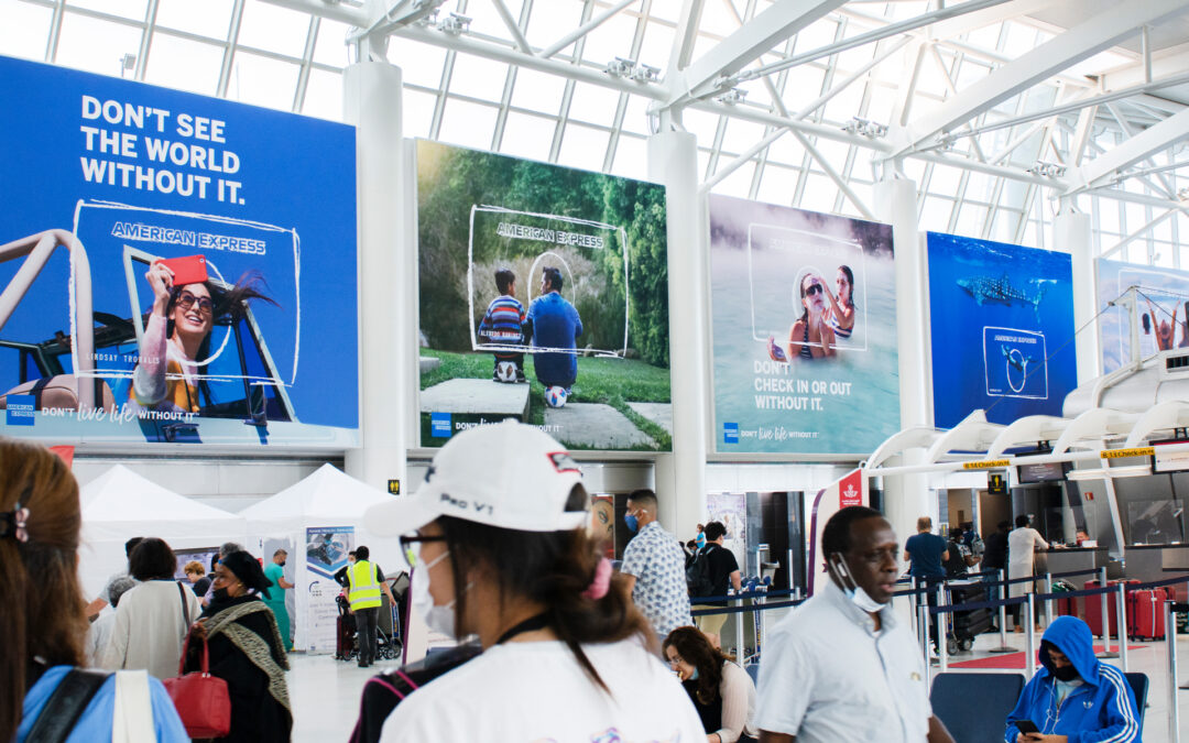 Sequential Tension Fabric Displays – JFK